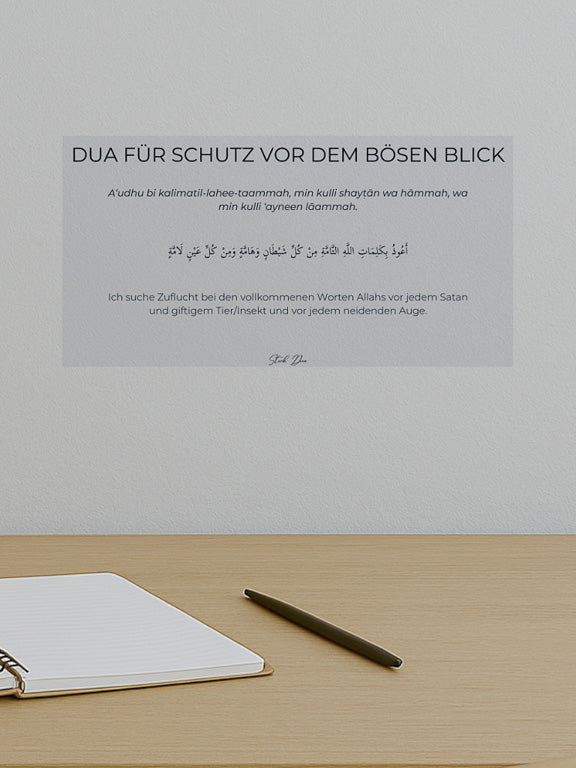 stick dua fur schutz vor dem bosen blick