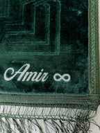 Tapis de prière épais - Vert